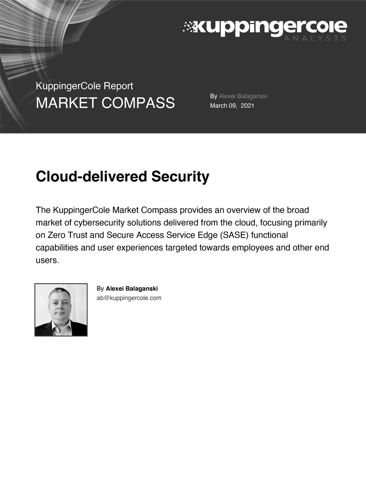 KuppingerCole Market Compass "Cloud-delivered Security"