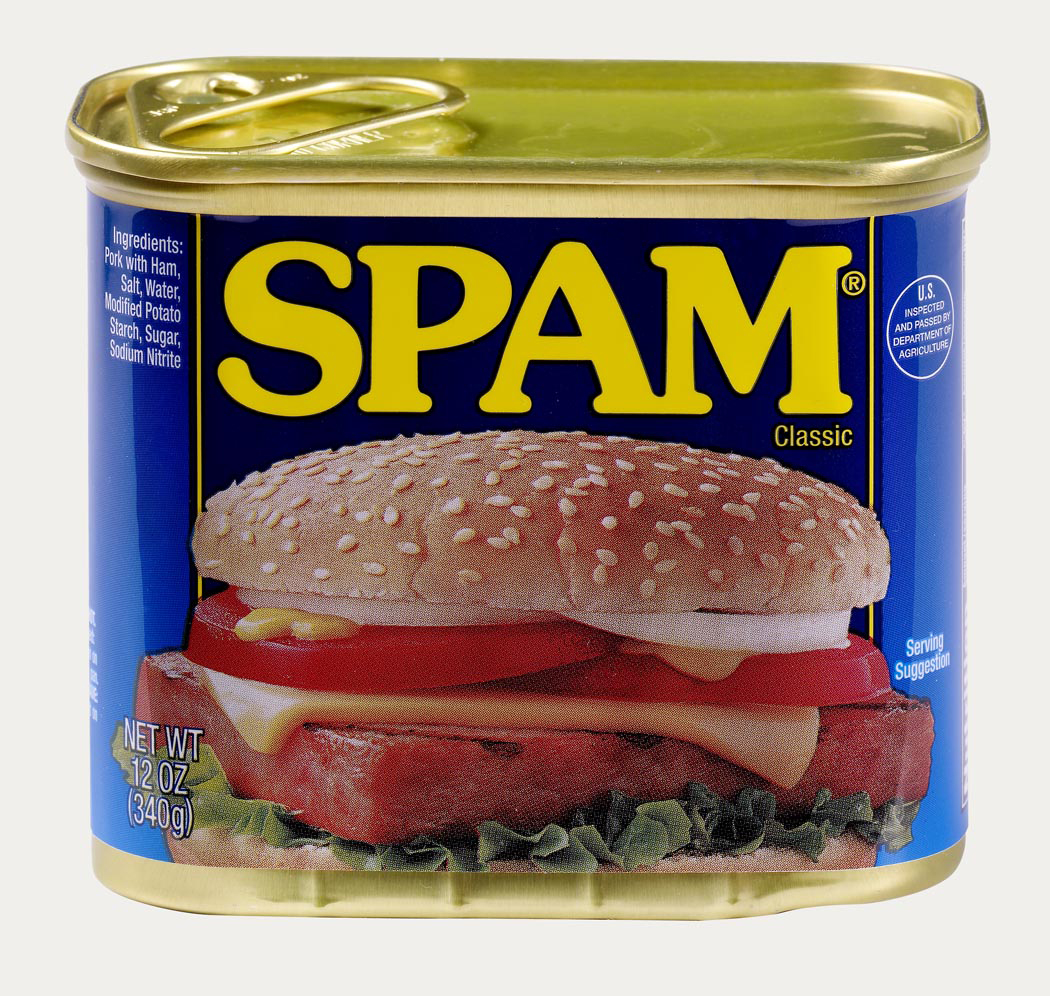Von E-Mail-Spam und Dosenfleisch
