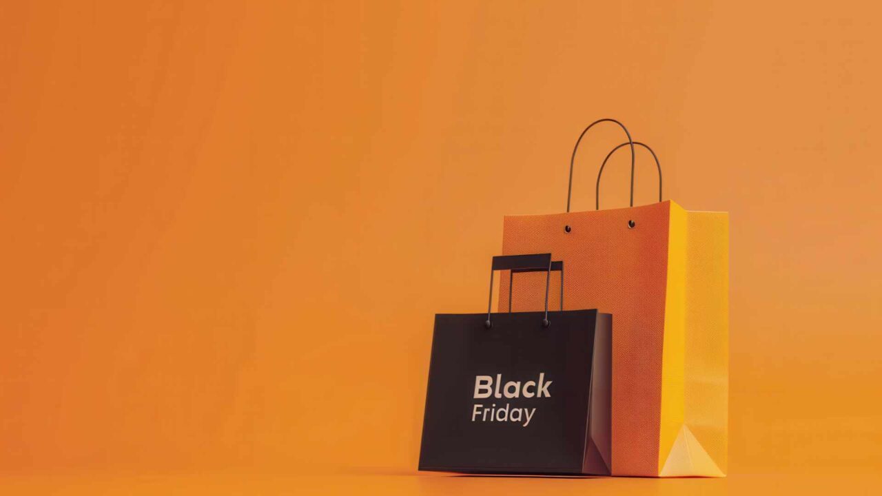 Black Friday, Holiday Shopping. Bags