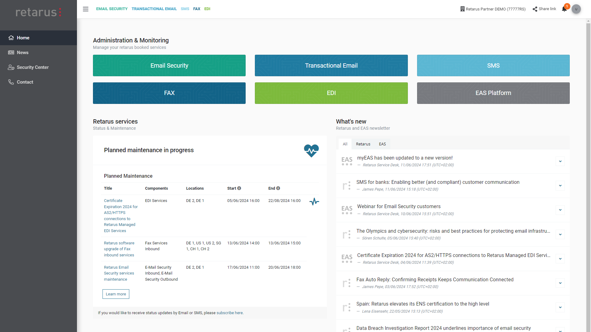myEAS portal enhancements improve form and functionality