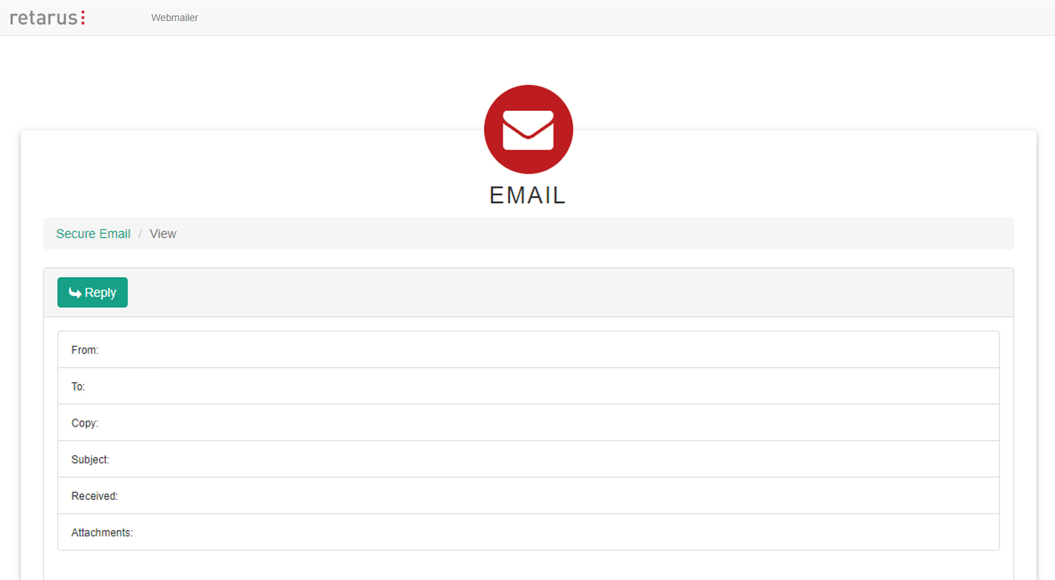 Webmailer New E-Mail